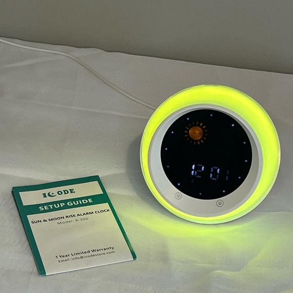 Sun & Moon Rise Alarm Clock - Picture 2 of 3